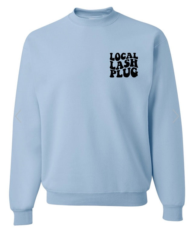 Local Lash Plug Crewneck