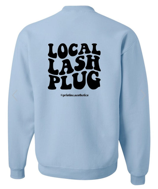 Local Lash Plug Crewneck